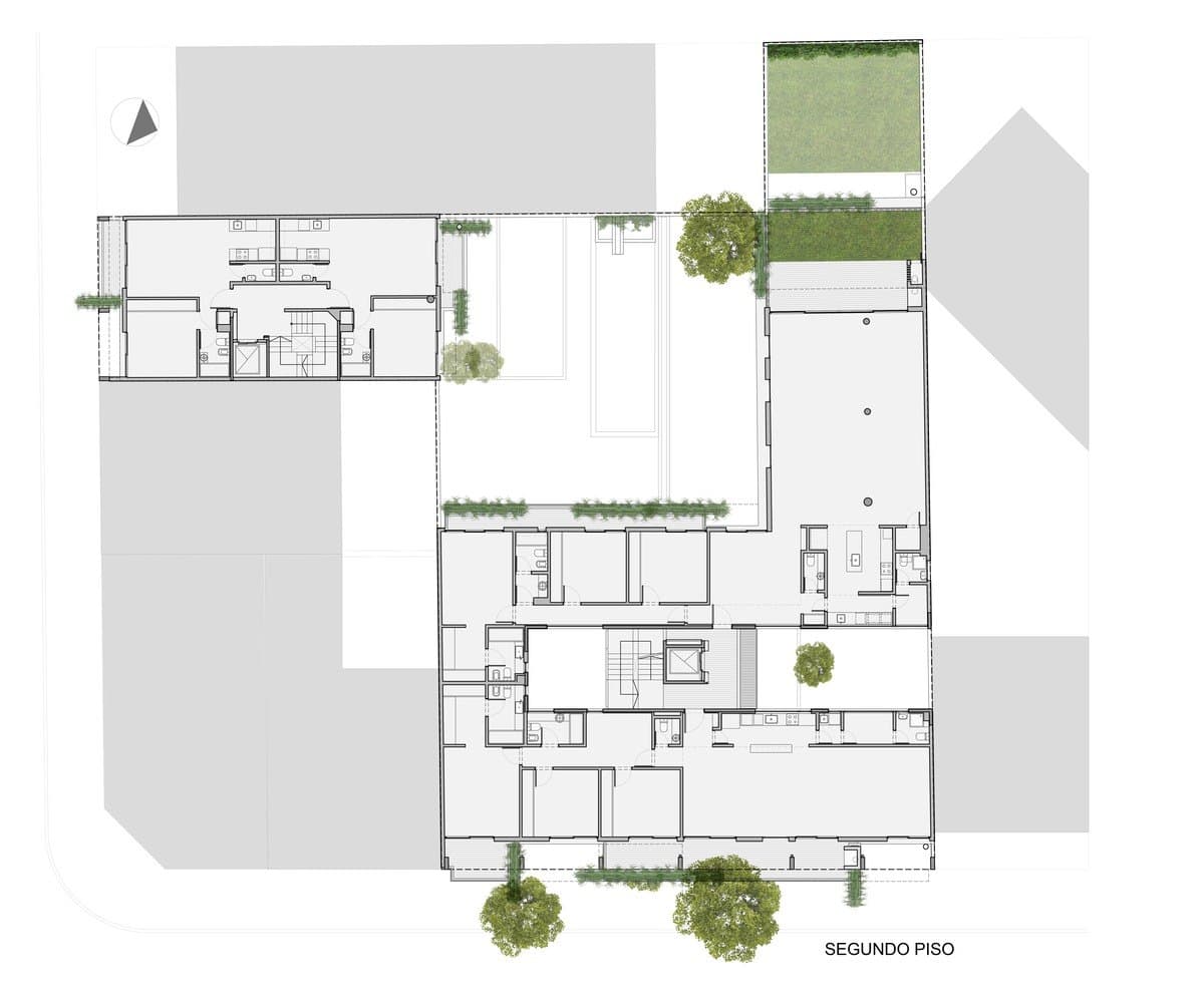 Plans, sections and elevations