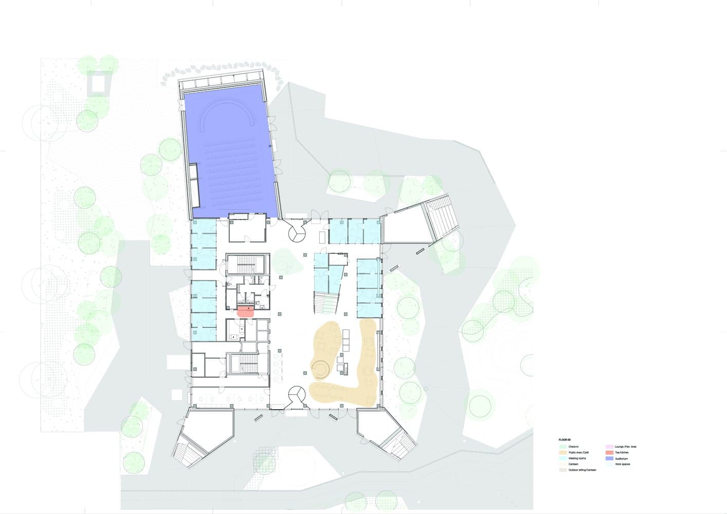 Plans, sections and elevations