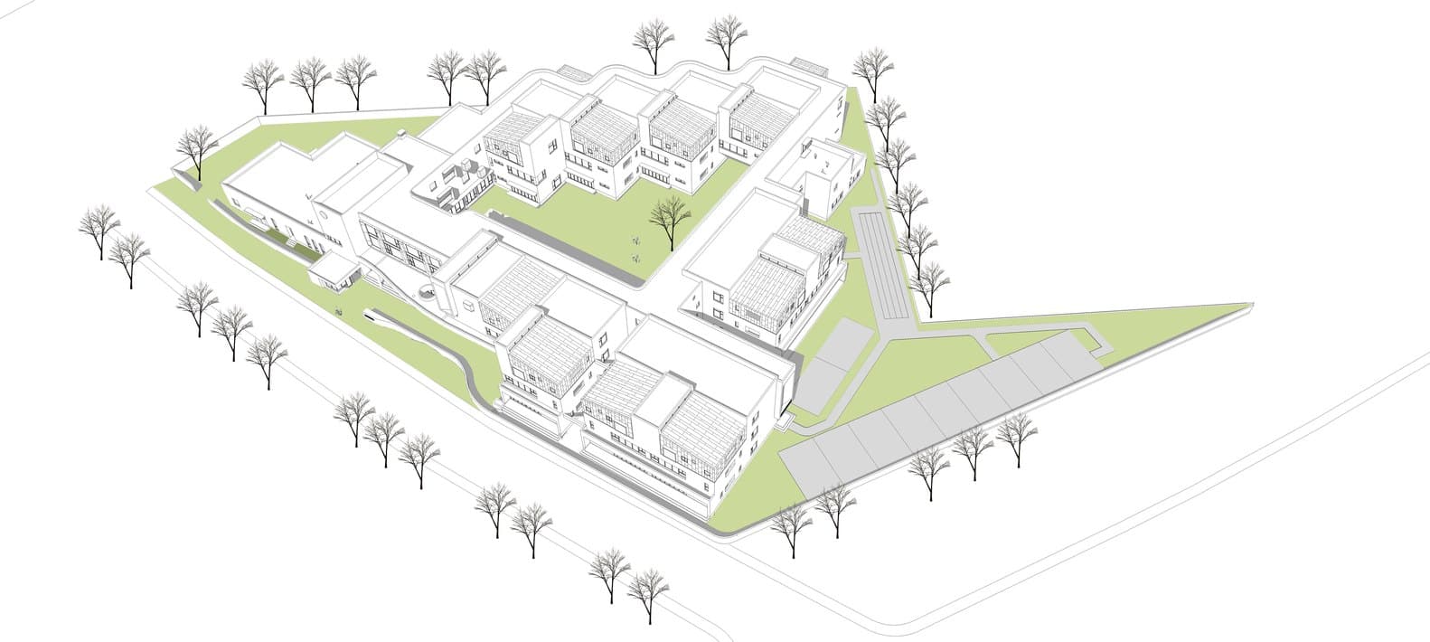 Plans, sections and elevations